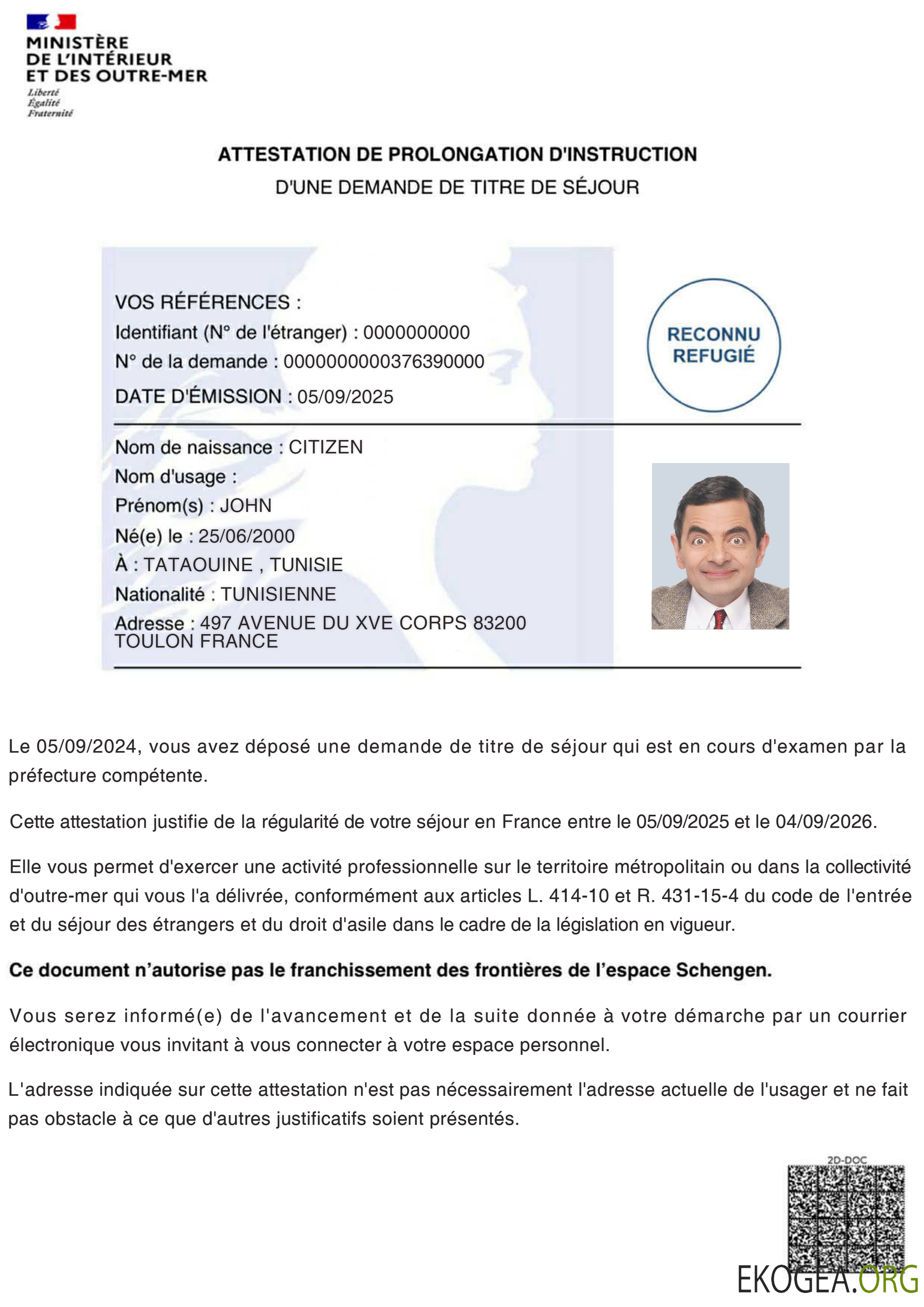 Certificat d'extension d'enseignement France